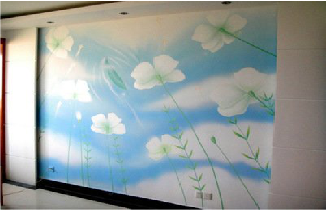 平和画墙绘怎么画好白云的蓬松感？