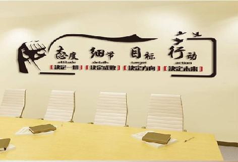 平和企业文化墙主要展示什么？