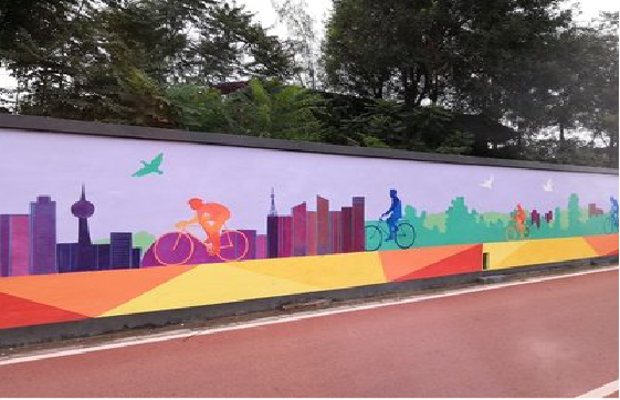 平和墙体彩绘-围墙