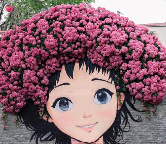 平和墙体彩绘-网红墙打卡