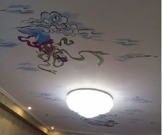 平和如何快速绘制天花板上的手绘墙？