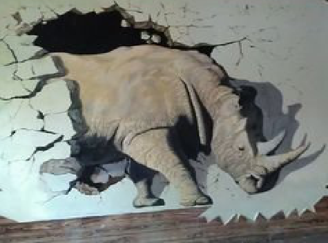 平和在墙绘中，如何绘制3D效果？