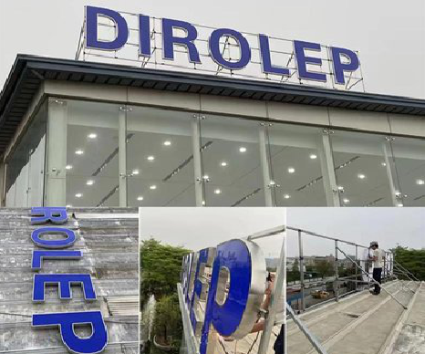 平和楼顶发光字安装的注意事项。